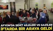 BOLVADİN KAYMAKAMI TANER BOLAT İFTARDA BULUŞTU