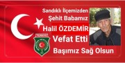 ŞEHİT BABAMIZ HALİL ÖZDEMİR  VEFAT ETTİ