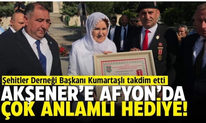 BAŞKAN KUMARTAŞLI MERAL AKŞENER İLE GÖRÜŞTÜ                  