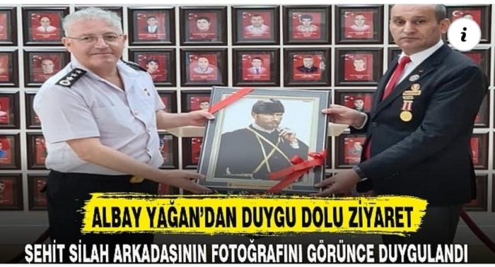 ALBAY YAĞAN’DAN KUMARTAŞLIYA DUYGU DOLU ZİYARET