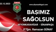 ŞEHİDİMİZ VAR AFYONKARAHİSAR, BAŞIMIZ SAĞ OLSUN SİNANPAŞA