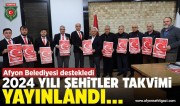 2024 YILI AFYONKARAHİSAR ŞEHİTLER TAKVİMİ YAYIMLANDI