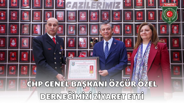 CHP GENEL BAŞKANI ÖZGÜR ÖZEL DERNEĞİMİZİ ZİYARET ETTİ                  