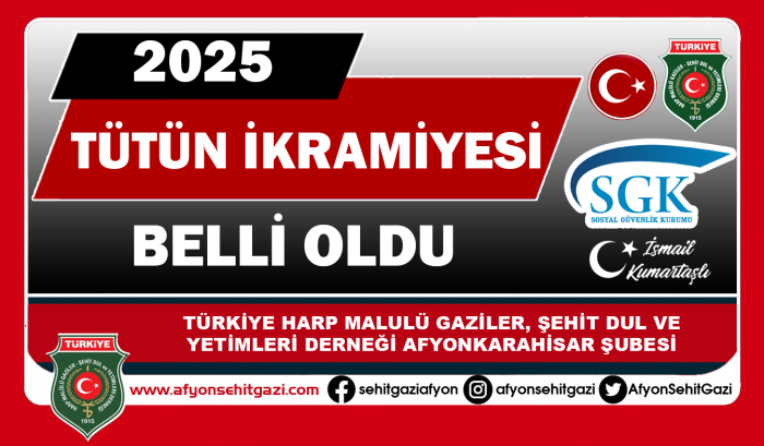 2025 YILI TÜTÜN İKRAMİYE ORANLARI HESAPLANDI                  