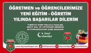 BAŞKAN KUMARTAŞLI'NIN 2025-2026 EĞİTİM - ÖĞRETİM YILI KUTLAMA MESAJI