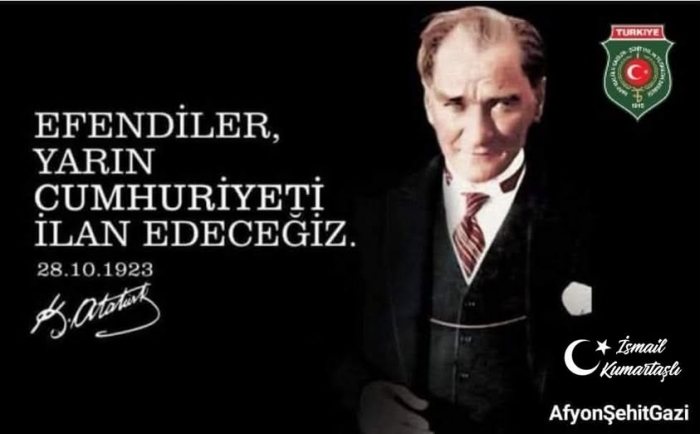 29 EKİM CUMHURİYET BAYRAMIMIZIN 102 İNCİ YILI KUTLU OLSUN