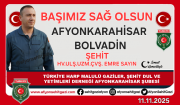 ŞEHİDİMİZ VAR AFYONKARAHİSAR BOLVADİN - 11.11.2025